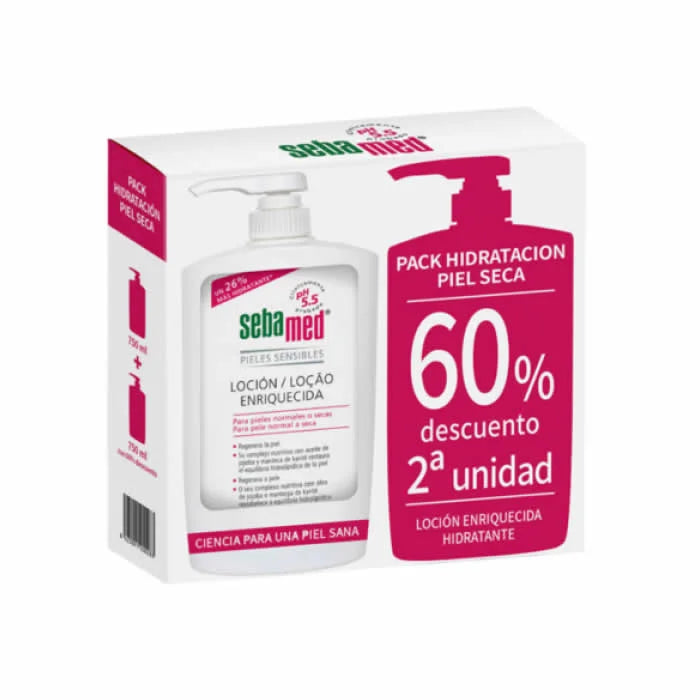 SEBAMED SEBAMED Enriched Lotion für normale und trockene Haut 2 x 750 ml Bodylotion