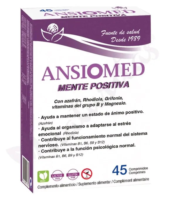 BIOSERUM BIOSERUM Ansiomed Mente Positiva 45 Comprimidos Nahrungsergänzungsmittel