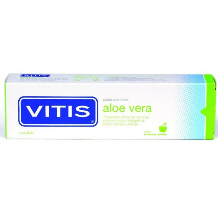 VITIS VITIS Aloe Vera Zahnpasta Minze Apfel Geschmack 125 ml Kosmetik