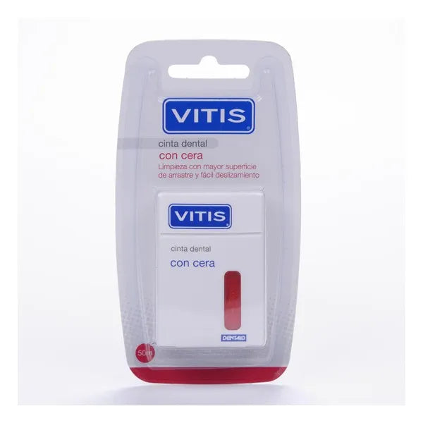 VITIS VITIS Cinta Dental Con Cera Zahnseide mit Wachs für die Zahnreinigung Kosmetik