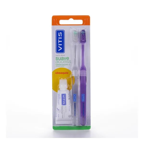 VITIS VITIS Doppelset Zahnbürste Den Access Soft und Zahnpasta Kosmetik