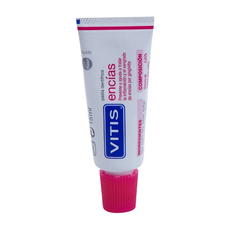 VITIS VITIS Zahncreme für Zahnfleisch 15 ml Zahnpasta zur Pflege des Zahnfleischs