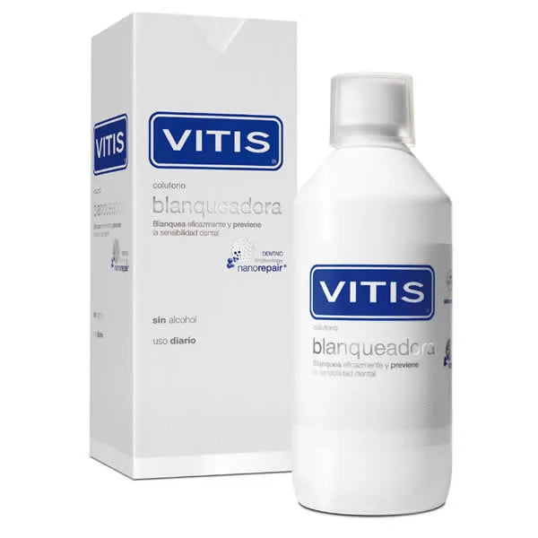 VITIS VITIS Mundwasser Whitening 500 ml Mundspülung zur Zahnaufhellung Kosmetik