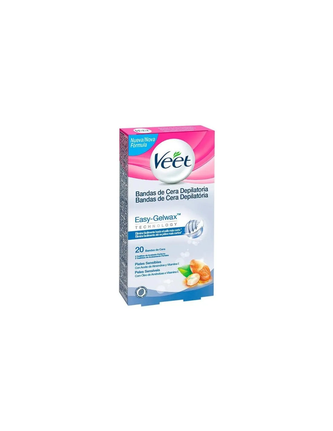 VEET VEET Körper-Wachsstreifen Pure für sensible Haut 20 Stück Kosmetik