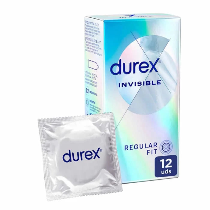 DUREX DUREX Invisible Regular Fit Kondome 12 Stück Kosmetik