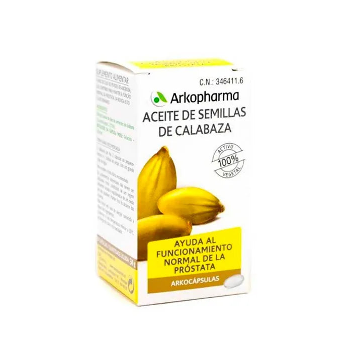 ARKOPHARMA ARKOPHARMA Arkocápsulas Kürbiskernöl 50 Kapseln Nahrungsergänzung Kosmetik