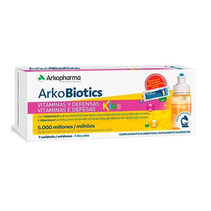 ARKOPHARMA ARKOPHARMA Arkobiotics Vitamin & Defence Kinder 7 Dosen Nahrungsergänzung Kosmetik