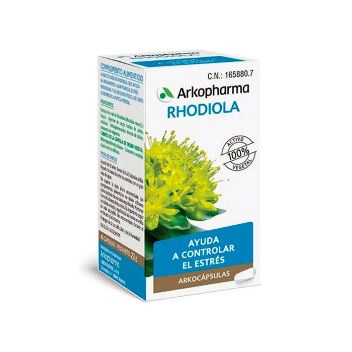 Arkopharma Arkocápsulas Rhodiorelax Entspannung 45 Kapseln