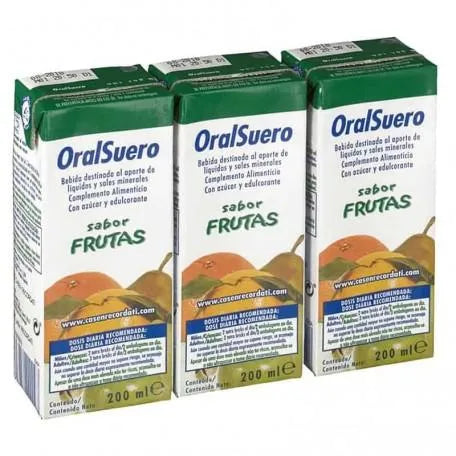 BIORAL BIORAL Casen Oralsuero Fruchtsaft 200 ml Pack 3 Stück Kosmetik