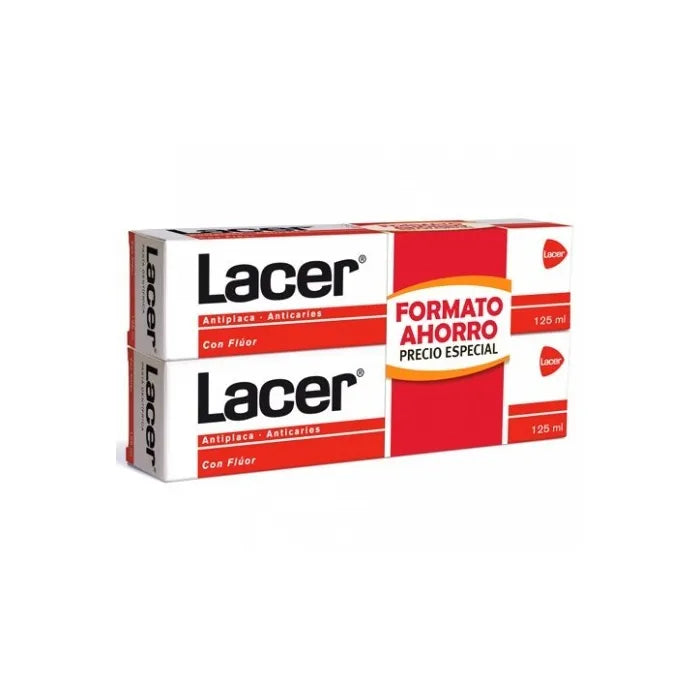 LACER LACER Zahnpasta Anti Plaque Antikaries 2 x 125 ml Kosmetik
