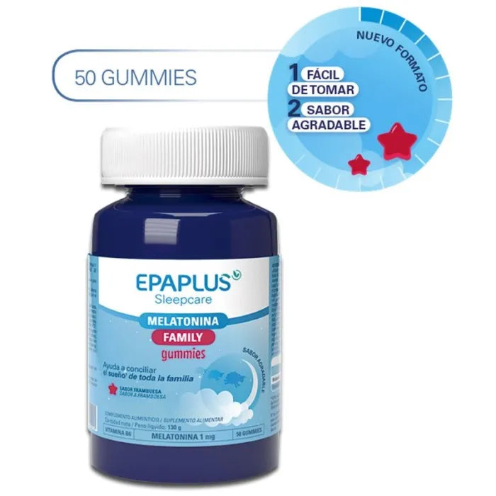 EPAPLUS EPAPLUS Sleep Gummies à La Mélatonine 50 g Melatonin Kautabletten Kosmetik