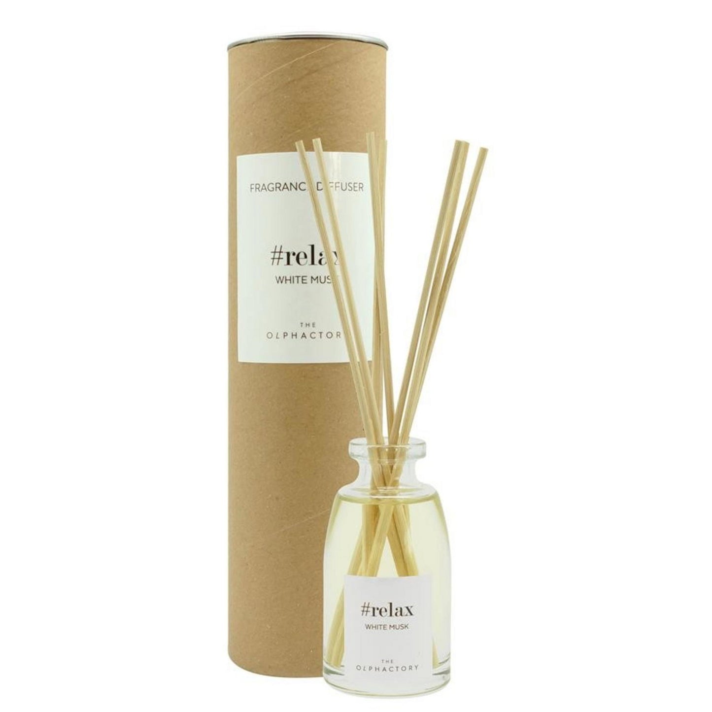 The Olphactory The Olphactory, Relax White Musk, Duftstäbchen, Aroma-Rattanstäbchen-Diffusor, 100 ml Regular
