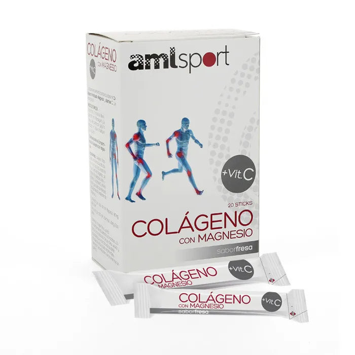 ANA MARÍA LAJUSTICIA ANA MARÍA LAJUSTICIA Colageno Con Magnesio Amisport Erdbeergeschmack 20 Sticks Kosmetik