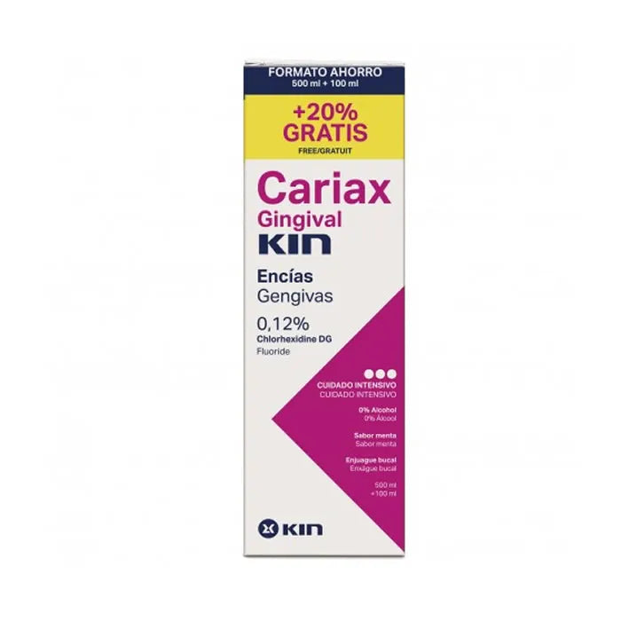 KIN KIN Cariax Zahnfleischspülung 500 ml plus 100 ml gratis Conditioner