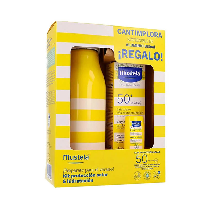 Mustela Sonnenmilch Spf50+ 100ml Set 3 Teile