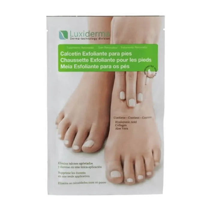 LUXIDERMA LUXIDERMA Peelingsocke für Füße 2 Stück Fußpflege Peeling Socken Kosmetik