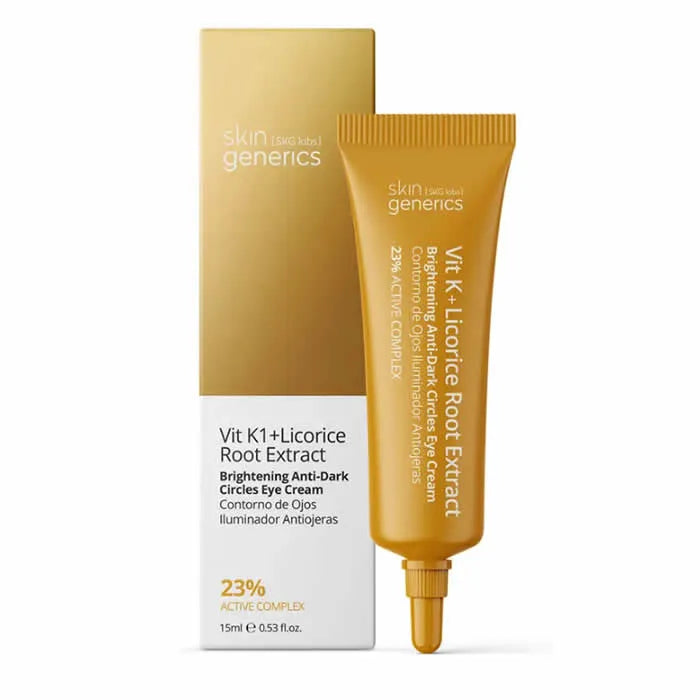 SKIN GENERICS Skin Generics Vit K1 Licorice Root Extract Anti Dark Circles Eye Cream 15 ml Creme