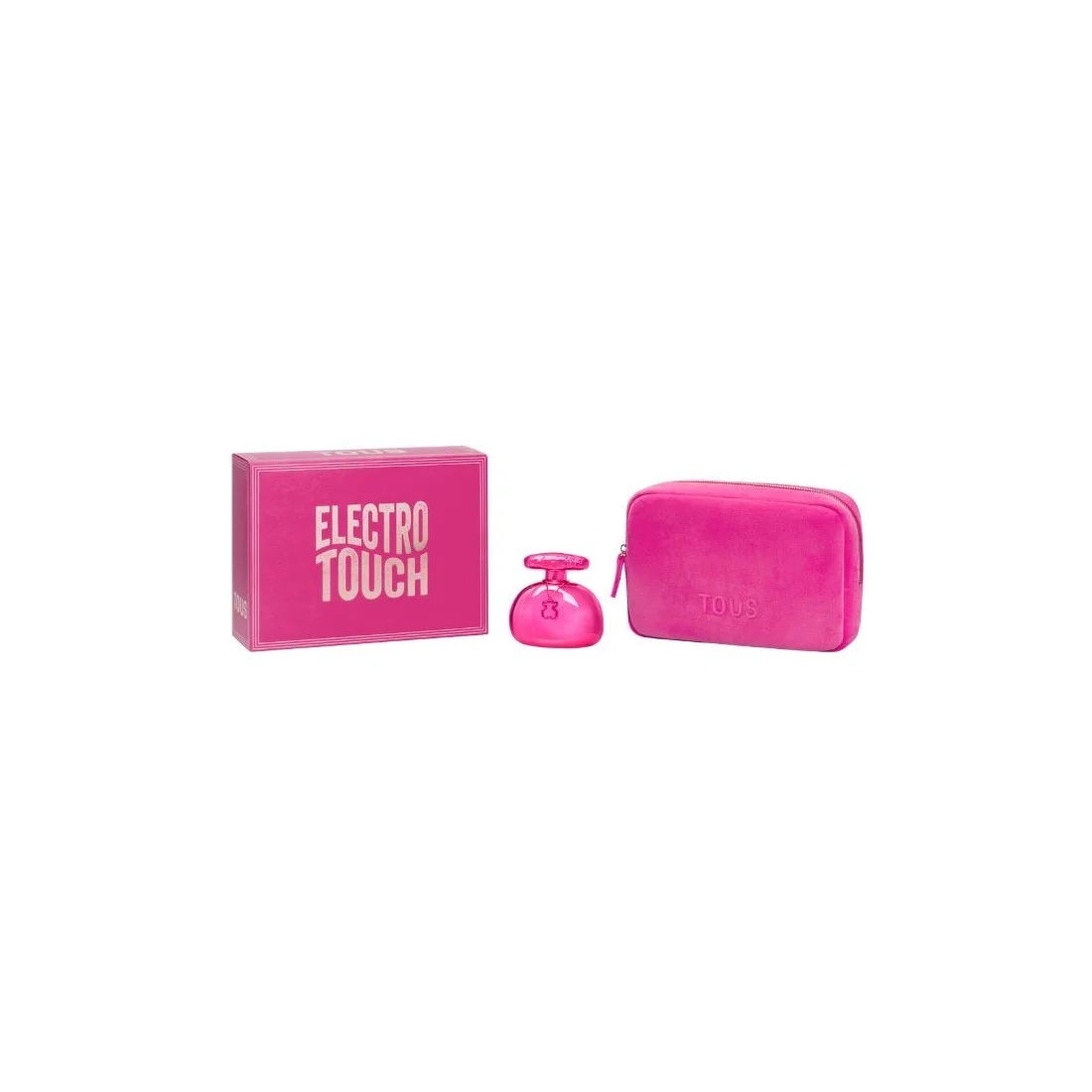 TOUS TOUS Electrotouch Fuchsia 90 ml Eau de Parfum im Neceser Kosmetikset Parfüm
