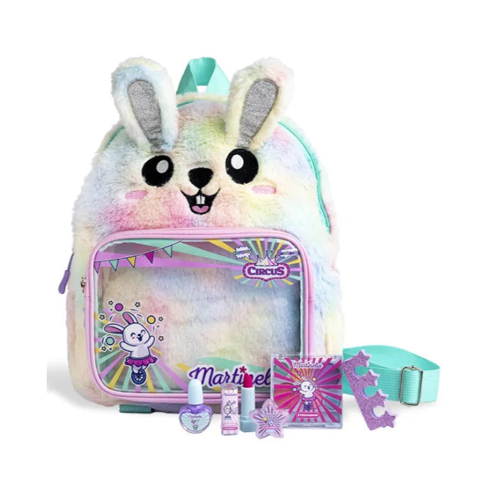 MARTINELIA MARTINELIA Circus Furry Schulranzen Set Kosmetik Tasche Set