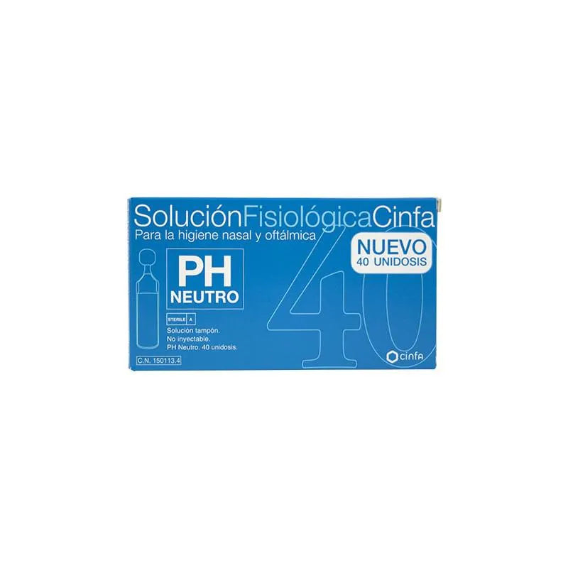 CINFA CINFA Solución Fisiológica für Nasenhygiene 40 Unidosis Nasenspüllösung Kosmetik