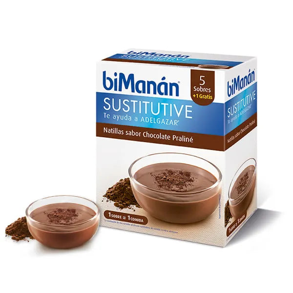 BIMANÁN BIMANÁN Sustitutive Praline-Geschmack 5 Einheiten Kosmetik