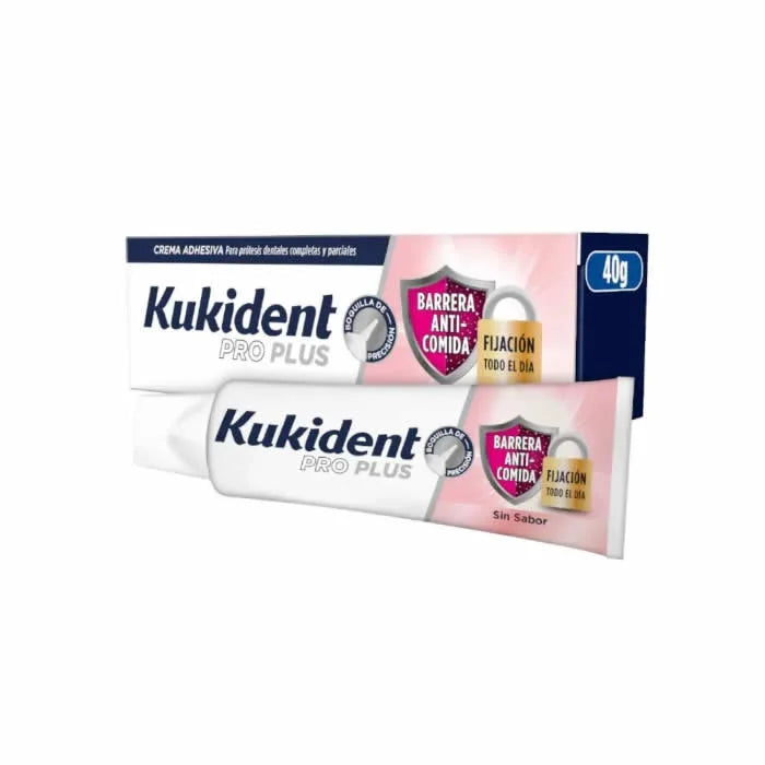 KUKIDENT KUKIDENT Pro Plus Haftcreme geschmacksneutral 40 g für starken Halt den ganzen Tag