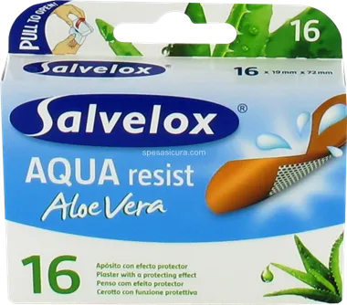 Salvelox Aqua Resist Kleberverband Aloe Vera 16uds