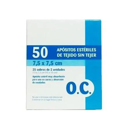 O.C O.c Compresa Estéril Tejido Sin Tejer 7,5Cmx7,5Cm 20Uds Kosmetik