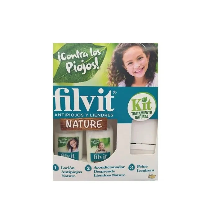 FILVIT FILVIT Nature Anti Lice Lotion 125 ml Set 2 Stück Kopflaus-Lotion Bodylotion