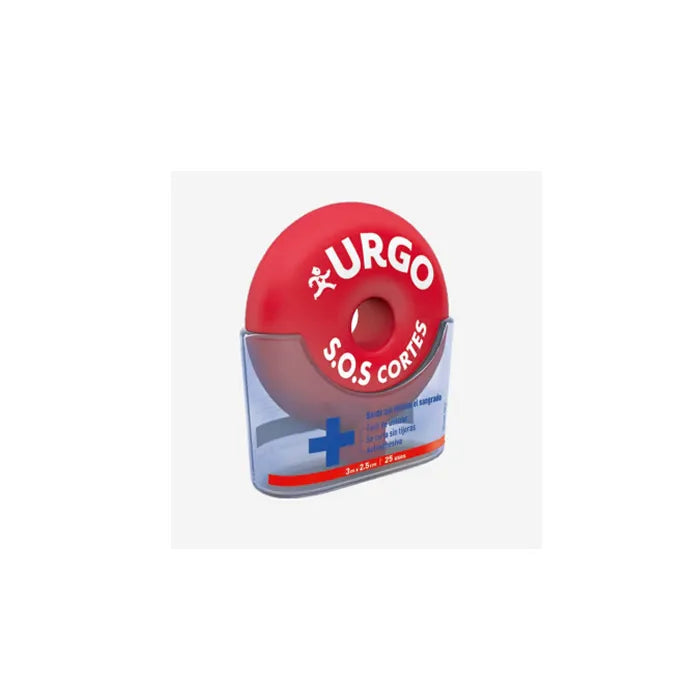 URGO URGO Sos Cuts Stop Bleeding Wundpflaster 3 m x 2,5 cm 2 Stück Kosmetik