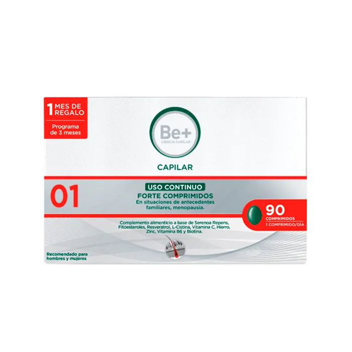 BE+ BE+ Kapillare Dauergebrauch Forte 90 Tabletten Nahrungsergänzung Kosmetik