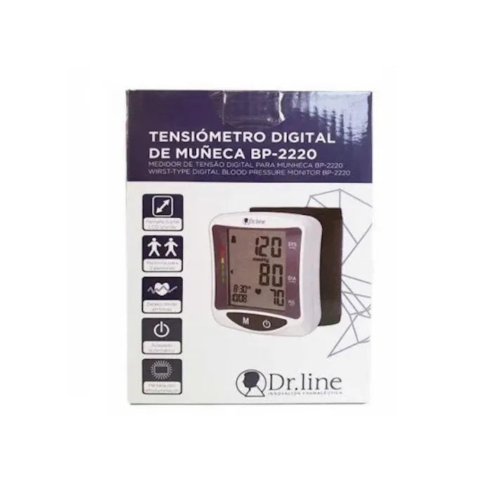 DR. LINE Digitales Handgelenk-Blutdruckmessgerät BP2220 Dr.Line