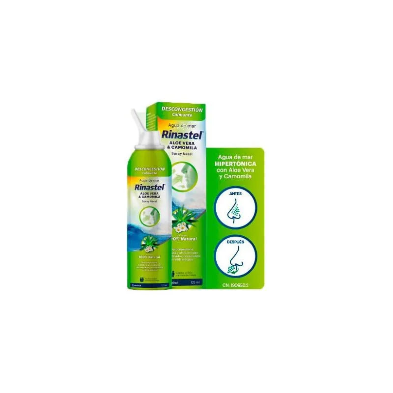 ALMIRALL Rinastel Aloe Vera and Chamomile Nasal Spray 125ml