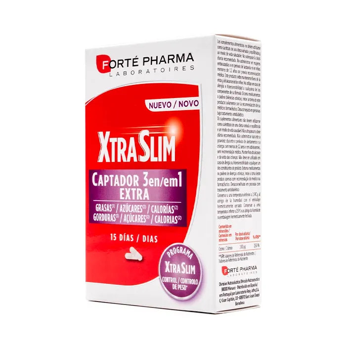 FORTÉ PHARMA Forté Pharma Xtraslim Captador 3 in 1 60 Kapseln