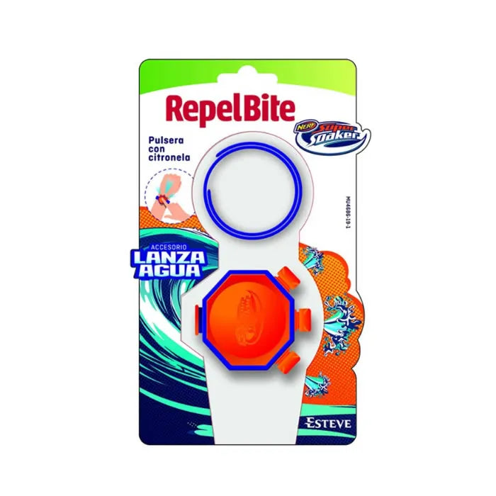 AFTERBITE Repel Bite Bracelet With Citronella Water Lance Super Soaker