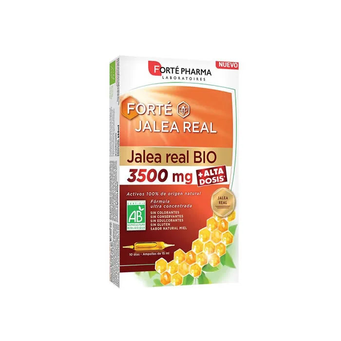 FORTÉ PHARMA FORTÉ PHARMA Forte Gelée Royale Bio 3500 mg 10 Ampullen 15 ml Kosmetik