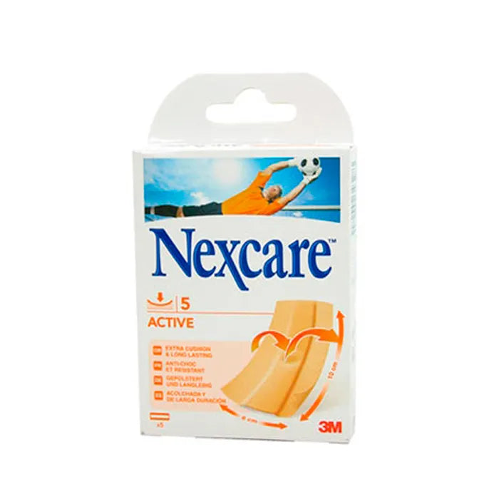 NEXCARE NEXCARE Active Strips 5 Stück 10 x 6 cm Pflaster Streifen Kosmetik