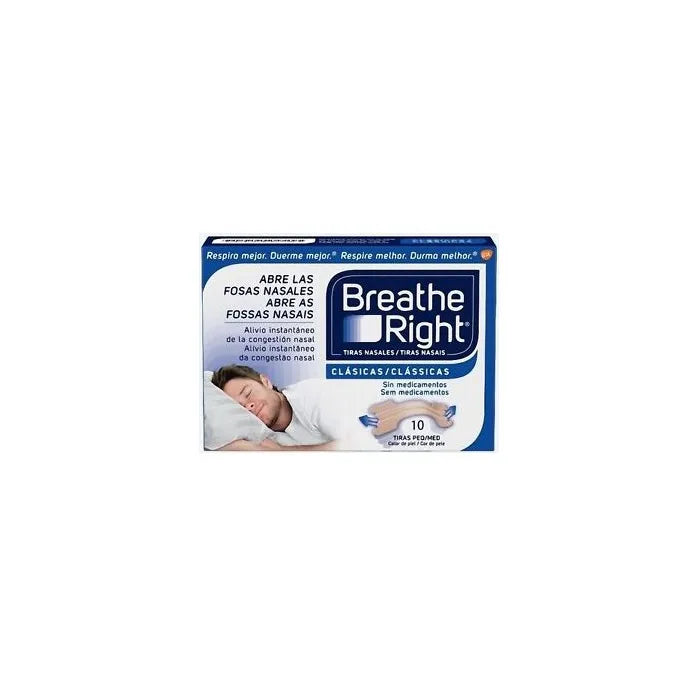 BREATHE RIGHT BREATHE RIGHT Nasenpflaster Small Size 10 Stück zur Anwendung bei verstopfter Nase Kosmetik