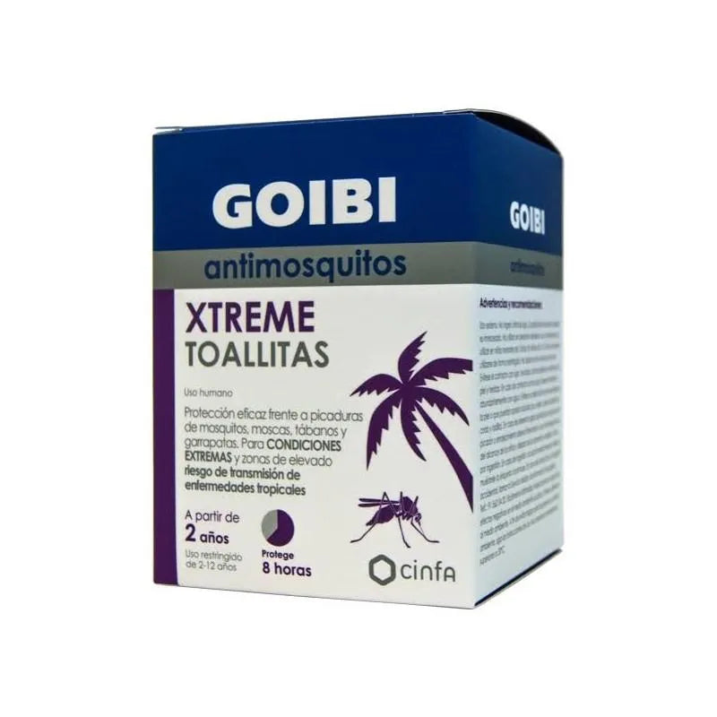 GOIBI GOIBI Xtreme Antimosquitos Handtuch 16 Stück Insektenschutz Tücher Kosmetik