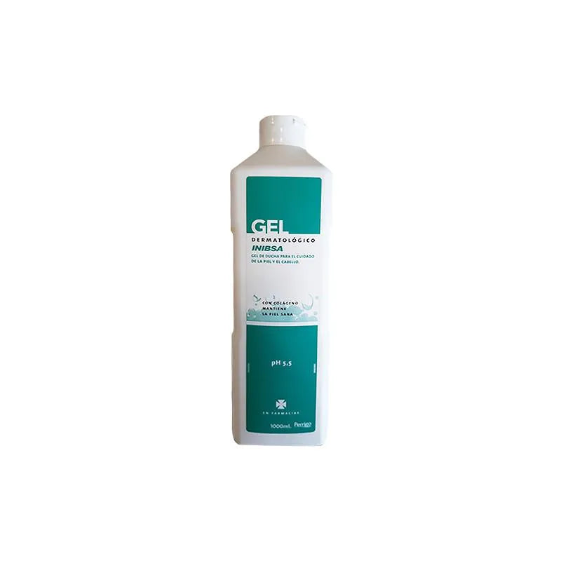 INIBSA INIBSA Dermatologisches Duschgel 1 Liter Hautreinigung Kosmetikpflege
