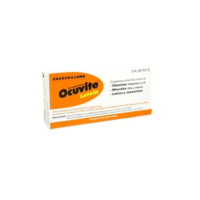 BAUSCH+LOMB BAUSCH+LOMB Ocuvite Lutein 60 Tabletten Nahrungsergänzungsmittel Kosmetik