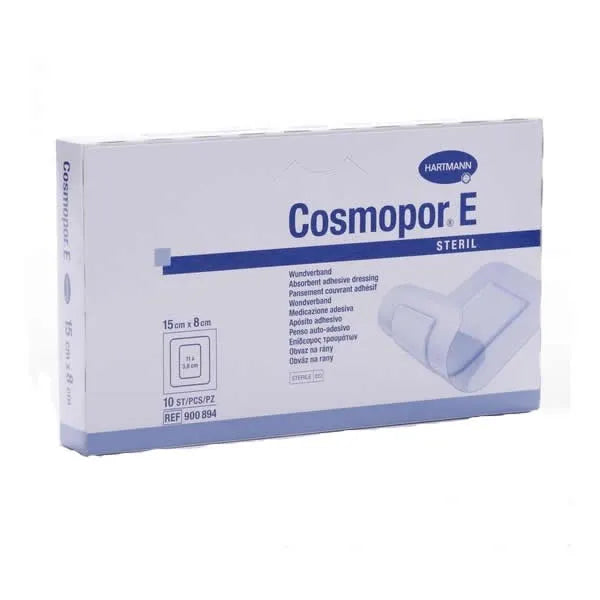 Hartmann Cosmopor E Steril Wundverband 15X8cm 10 Einheiten