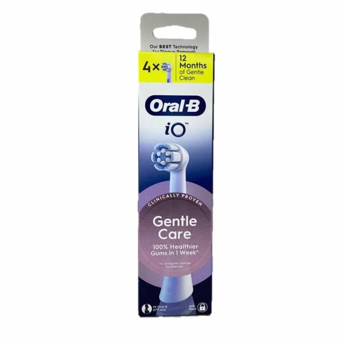 Oral-B Io Gentle Care Weiss Replacement Heads 4 Pack