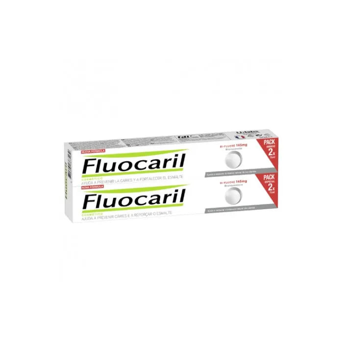Fluocaril Zahnpasta Bi-Fluor Weiß 2 x 75 ml