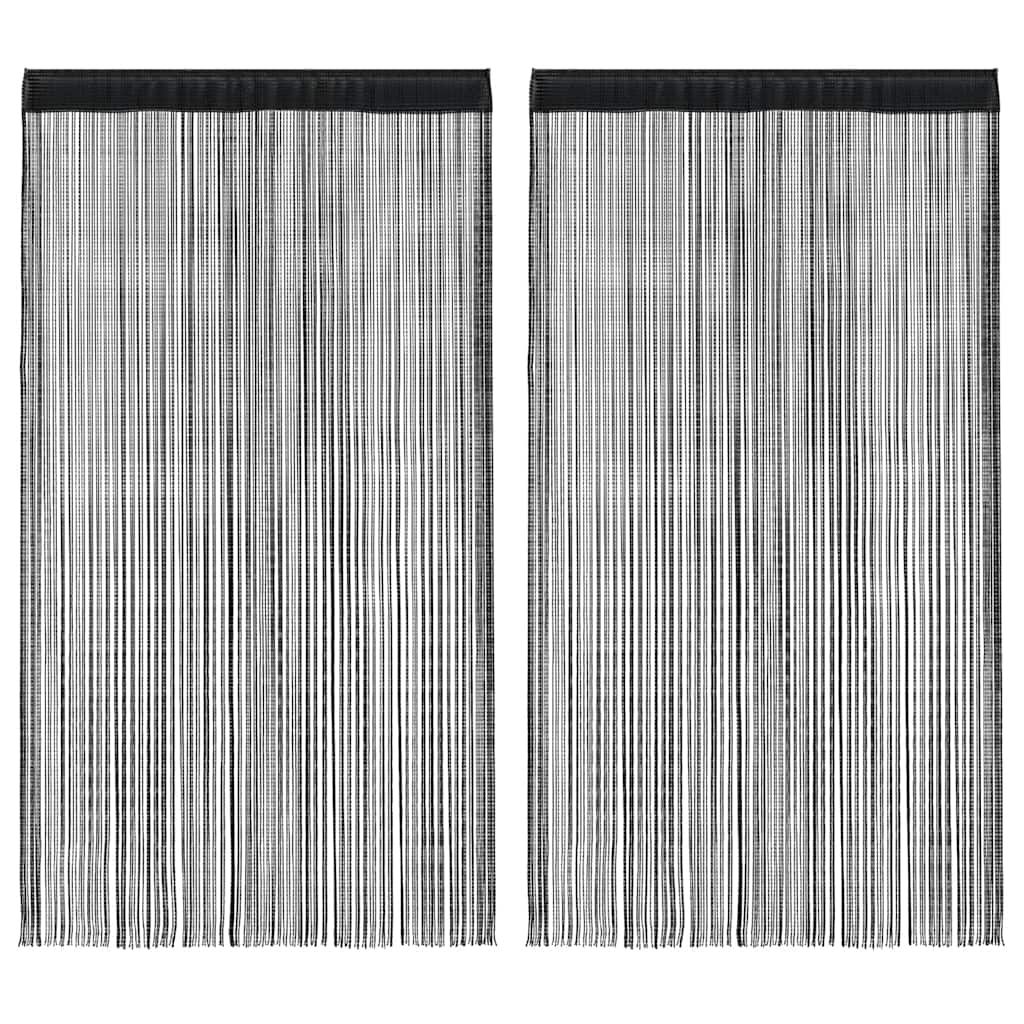 Fadenvorhänge 2 Stk. 100 X 250 Cm Farben