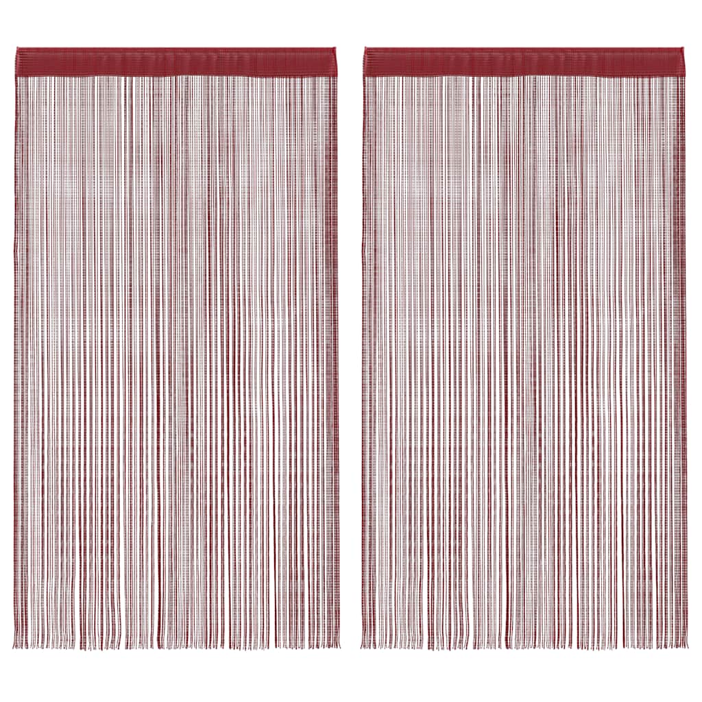 Fadenvorhänge 2 Stk. 100 X 250 Cm Farben