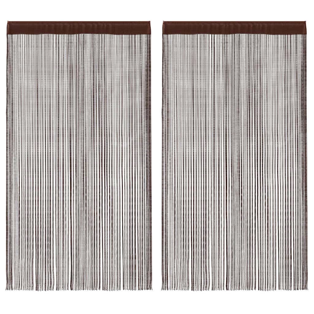 Fadenvorhänge 2 Stk. 100 X 250 Cm Farben