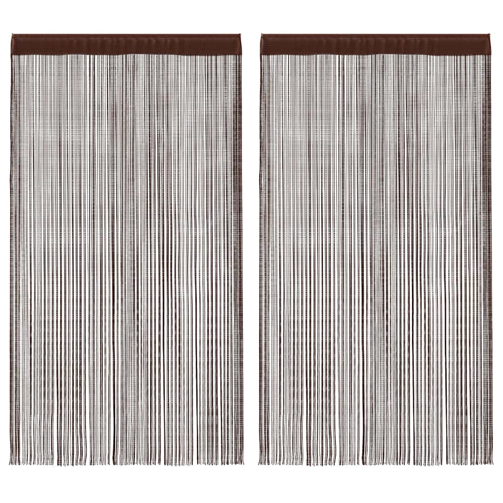 Fadenvorhänge 2 Stk. 100 X 250 Cm Farben