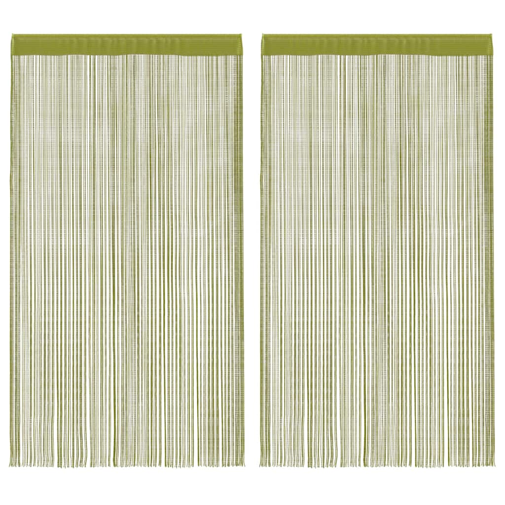 Fadenvorhänge 2 Stk. 100 X 250 Cm Farben