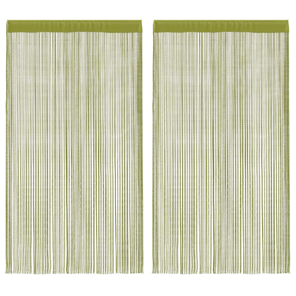Fadenvorhänge 2 Stk. 100 X 250 Cm Farben